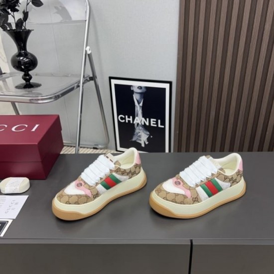 GUCCI 2024FW Women's casual shoes with sophisticated charm GUCCI 2024FW Women's casual shoes with sophisticated charm