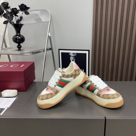 GUCCI 2024FW Women's casual shoes with sophisticated charm GUCCI 2024FW Women's casual shoes with sophisticated charm