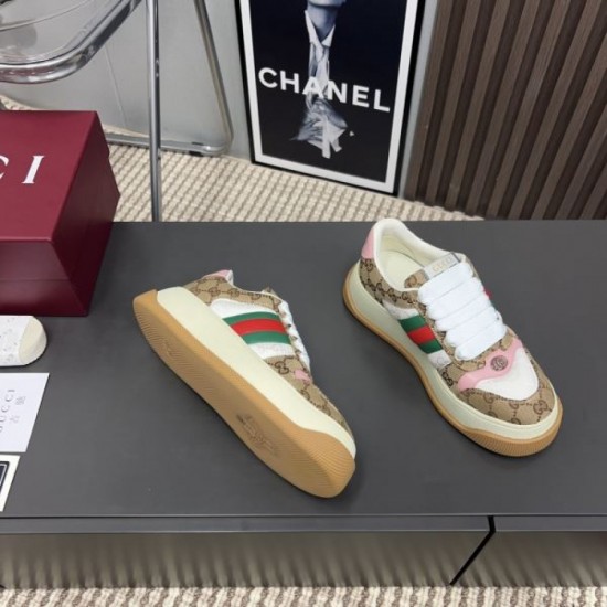 GUCCI 2024FW Women's casual shoes with sophisticated charm GUCCI 2024FW Women's casual shoes with sophisticated charm