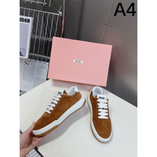2024SS MIU MIU Women's Casual Shoes for Fashionable Experts 2024SS MIU MIU Women's Casual Shoes for Fashionable Experts