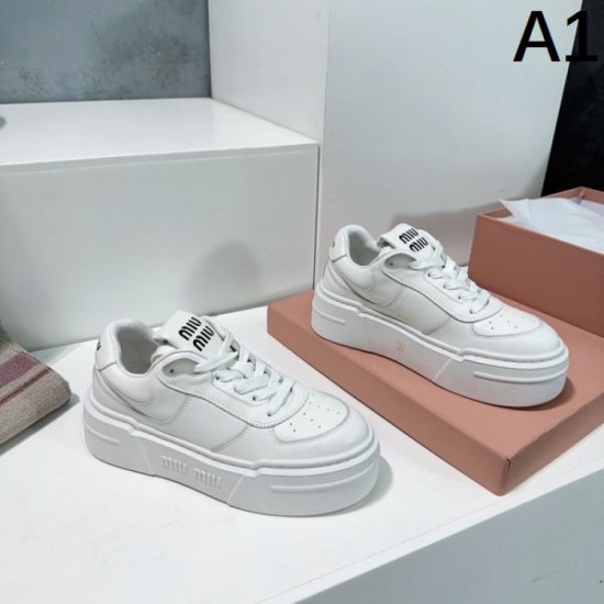 2024SS Gift OK MIU MIU Women's Casual Shoes 2024SS Gift OK MIU MIU Women's Casual Shoes