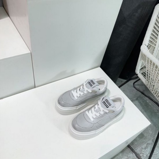 2024SS Gift OK MIU MIU Women's Casual Shoes 2024SS Gift OK MIU MIU Women's Casual Shoes