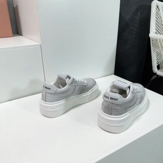 2024SS Gift OK MIU MIU Women's Casual Shoes 2024SS Gift OK MIU MIU Women's Casual Shoes