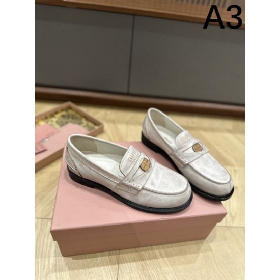 MIU MIU 2024FW Women's Casual Shoes New Arrival in Autumn/Winter MIU MIU 2024FW Women's Casual Shoes New Arrival in Autumn/Winter