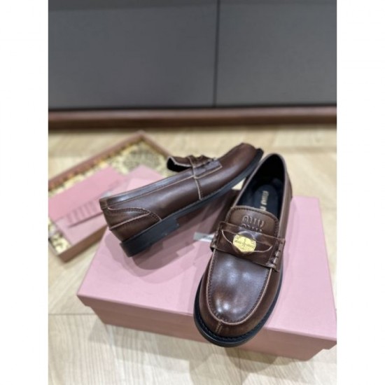 MIU MIU 2024FW Women's Casual Shoes New Arrival in Autumn/Winter MIU MIU 2024FW Women's Casual Shoes New Arrival in Autumn/Winter