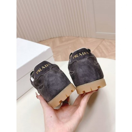 2024SS Beautiful Silhouette PRADA Women's Casual Shoes 2024SS Beautiful Silhouette PRADA Women's Casual Shoes
