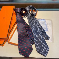 2024SS Recommended and usable unstocked brands HERMES Necktie