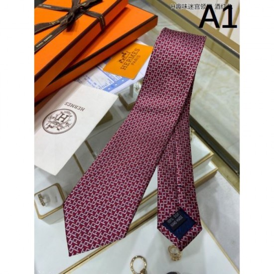 2024SS Stylish protection against summer UV rays HERMES Necktie 2024SS Stylish protection against summer UV rays HERMES Necktie