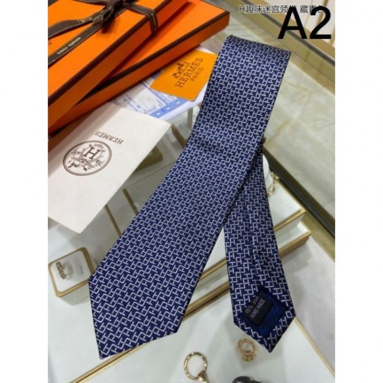 2024SS Stylish protection against summer UV rays HERMES Necktie 2024SS Stylish protection against summer UV rays HERMES Necktie