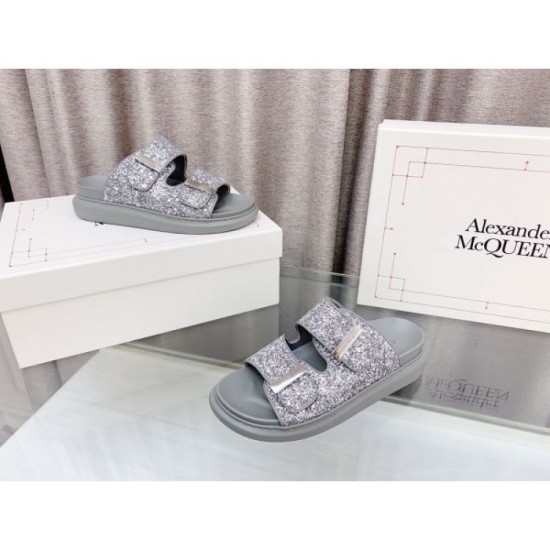 2024SS Extremely Popular Overseas ALEXANDER WANG Women's Slippers 2024SS Extremely Popular Overseas ALEXANDER WANG Women's Slippers