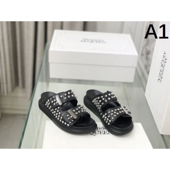 2024SS Adult Charm ALEXANDER WANG Women's Slippers 2024SS Adult Charm ALEXANDER WANG Women's Slippers