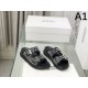 2024SS Adult Charm ALEXANDER WANG Women's Slippers 2024SS Adult Charm ALEXANDER WANG Women's Slippers