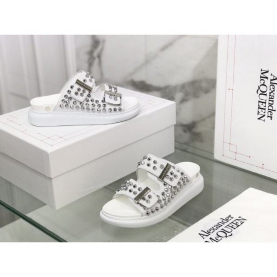 2024SS Adult Charm ALEXANDER WANG Women's Slippers 2024SS Adult Charm ALEXANDER WANG Women's Slippers