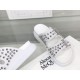2024SS Adult Charm ALEXANDER WANG Women's Slippers 2024SS Adult Charm ALEXANDER WANG Women's Slippers