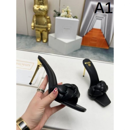 2024SS This season's brand BALMAIN Balmain ladies slippers 2024SS This season's brand BALMAIN Balmain ladies slippers