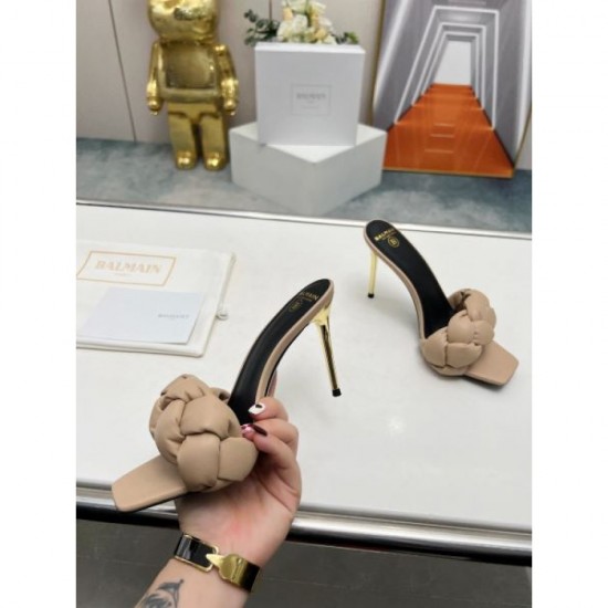 2024SS This season's brand BALMAIN Balmain ladies slippers 2024SS This season's brand BALMAIN Balmain ladies slippers