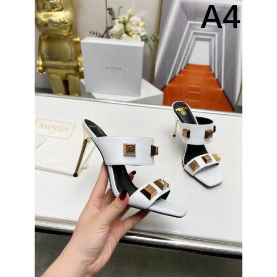 2024SS BALMAIN Women's Slippers Used by Highly Sensitive Celebrities 2024SS BALMAIN Women's Slippers Used by Highly Sensitive Celebrities