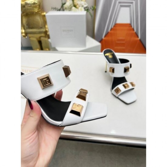 2024SS BALMAIN Women's Slippers Used by Highly Sensitive Celebrities 2024SS BALMAIN Women's Slippers Used by Highly Sensitive Celebrities