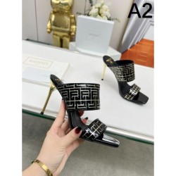 2024SS Outstanding Brand Print BALMAIN Women's Slippers