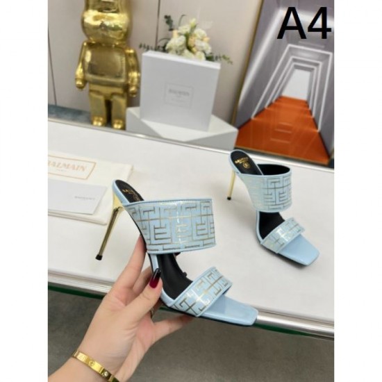 2024SS Outstanding Brand Print BALMAIN Women's Slippers 2024SS Outstanding Brand Print BALMAIN Women's Slippers