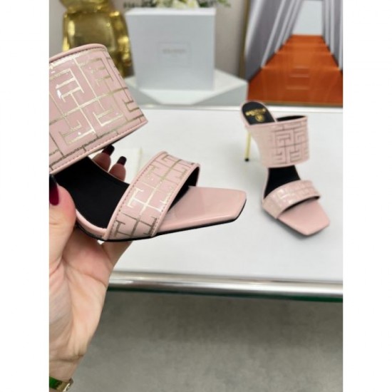 2024SS Outstanding Brand Print BALMAIN Women's Slippers 2024SS Outstanding Brand Print BALMAIN Women's Slippers