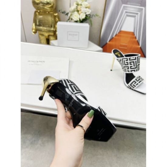 2024SS Latest brand new items are hot BALMAIN Women's slippers 2024SS Latest brand new items are hot BALMAIN Women's slippers