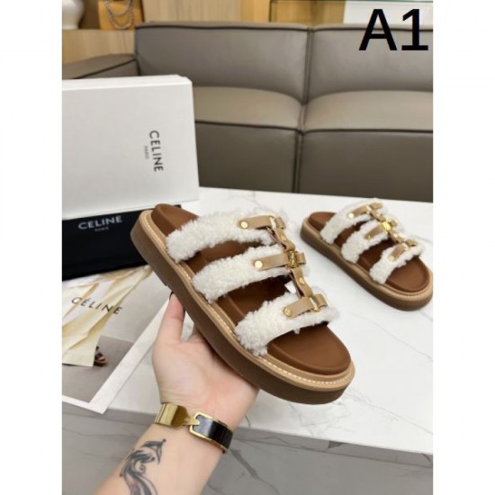 2024SS CELINE women's slippers that are useful during the change of seasons 2024SS CELINE women's slippers that are useful during the change of seasons