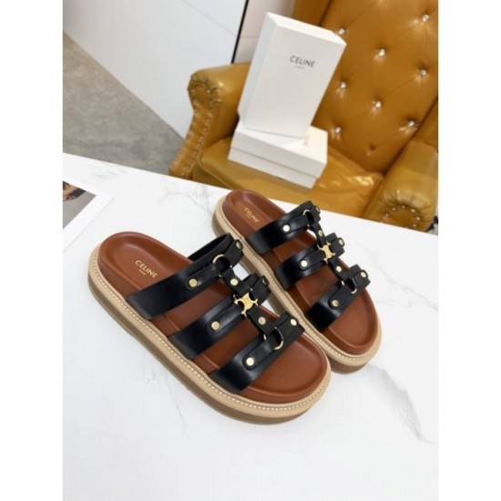 2024SS CELINE women's sandals loved by celebrities and celebrities 2024SS CELINE women's sandals loved by celebrities and celebrities