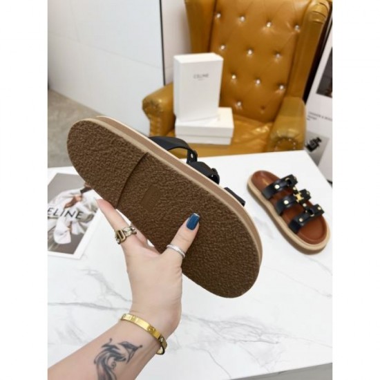 2024SS CELINE women's sandals loved by celebrities and celebrities 2024SS CELINE women's sandals loved by celebrities and celebrities