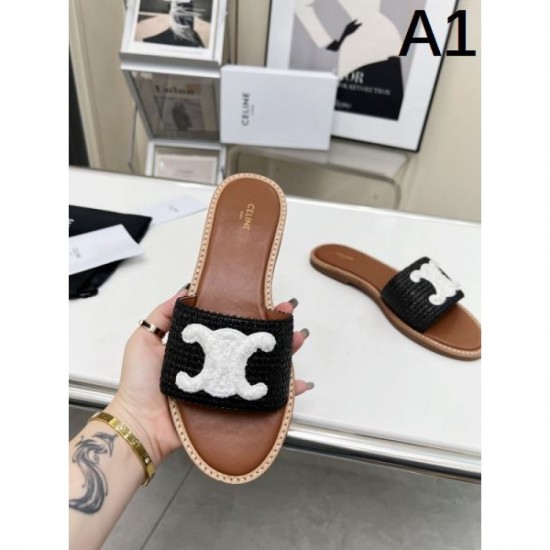 2024SS This season's explosively popular standard product CELINE Women's slippers 2024SS This season's explosively popular standard product CELINE Women's slippers