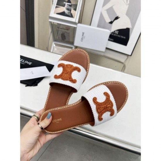 2024SS This season's explosively popular standard product CELINE Women's slippers 2024SS This season's explosively popular standard product CELINE Women's slippers