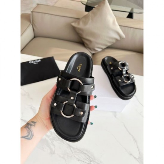 2024SS CELINE Women's Slippers This Year's Latest Trend 2024SS CELINE Women's Slippers This Year's Latest Trend
