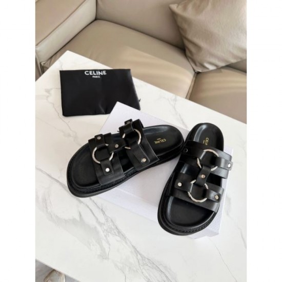 2024SS CELINE Women's Slippers This Year's Latest Trend 2024SS CELINE Women's Slippers This Year's Latest Trend