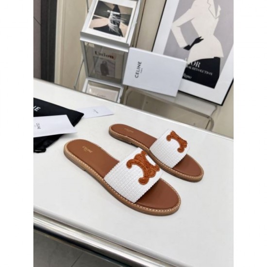 2024SS Celebrities are obsessed with brand new products CELINE Women's slippers 2024SS Celebrities are obsessed with brand new products CELINE Women's slippers