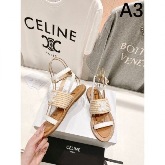2024SS Upgrade your summer classic style CELINE Women's Sandals 2024SS Upgrade your summer classic style CELINE Women's Sandals