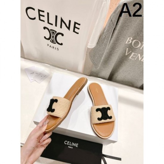 2024SS Last year's popular item New CELINE Women's slippers 2024SS Last year's popular item New CELINE Women's slippers