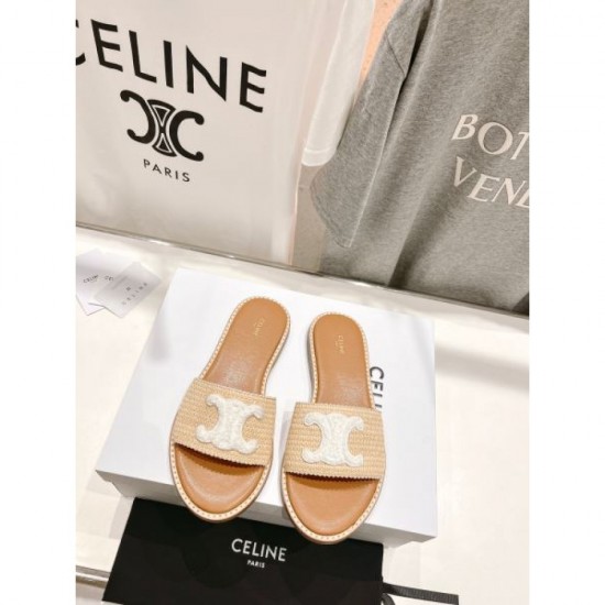 2024SS Last year's popular item New CELINE Women's slippers 2024SS Last year's popular item New CELINE Women's slippers