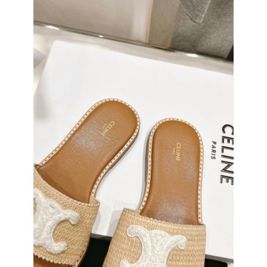 2024SS Last year's popular item New CELINE Women's slippers 2024SS Last year's popular item New CELINE Women's slippers