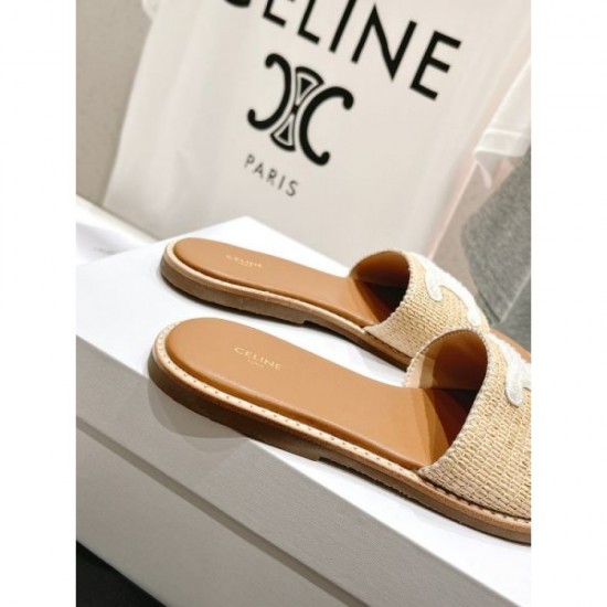 2024SS Last year's popular item New CELINE Women's slippers 2024SS Last year's popular item New CELINE Women's slippers