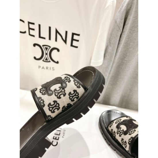 2024SS Enjoy the latest summer styles CELINE Women's Slippers 2024SS Enjoy the latest summer styles CELINE Women's Slippers
