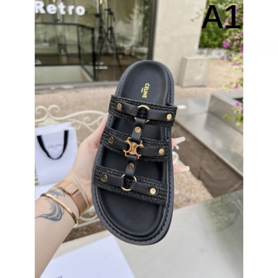 2024SS Celebrity favorite brand CELINE Women's sandals 2024SS Celebrity favorite brand CELINE Women's sandals