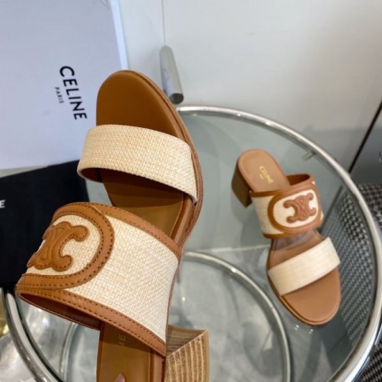2024SS Classic Popular Thin Soft CELINE Women's Sandals 2024SS Classic Popular Thin Soft CELINE Women's Sandals