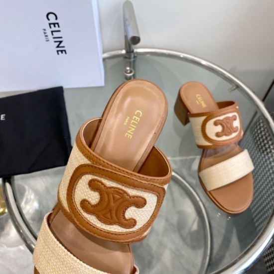 2024SS Classic Popular Thin Soft CELINE Women's Sandals 2024SS Classic Popular Thin Soft CELINE Women's Sandals