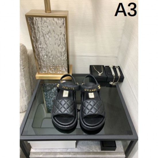 2024SS CHANEL Women's Sandals for Elegant Casual Coordination 2024SS CHANEL Women's Sandals for Elegant Casual Coordination