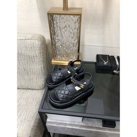 2024SS CHANEL Women's Sandals for Elegant Casual Coordination 2024SS CHANEL Women's Sandals for Elegant Casual Coordination