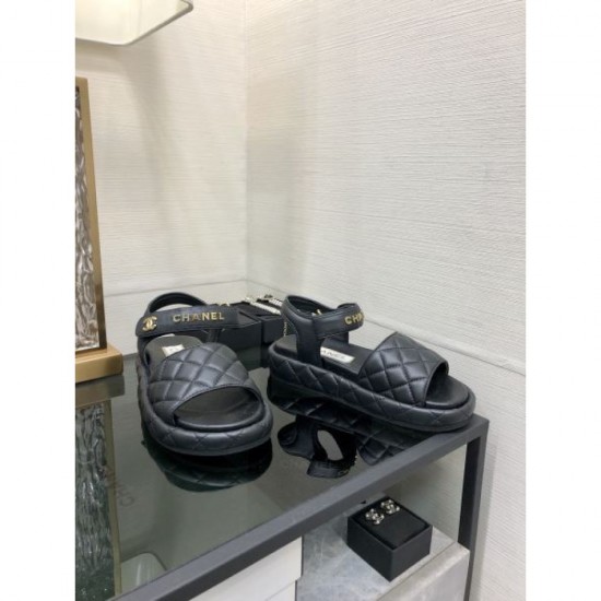 2024SS CHANEL Women's Sandals for Elegant Casual Coordination 2024SS CHANEL Women's Sandals for Elegant Casual Coordination
