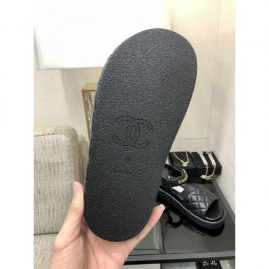 2024SS CHANEL Women's Sandals for Elegant Casual Coordination 2024SS CHANEL Women's Sandals for Elegant Casual Coordination
