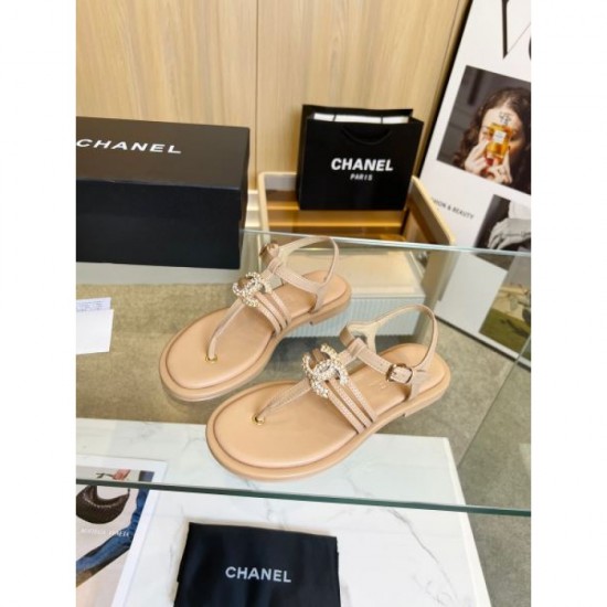 2024SS CHANEL Women's Sandals Used by Celebrities and Entertainers 2024SS CHANEL Women's Sandals Used by Celebrities and Entertainers