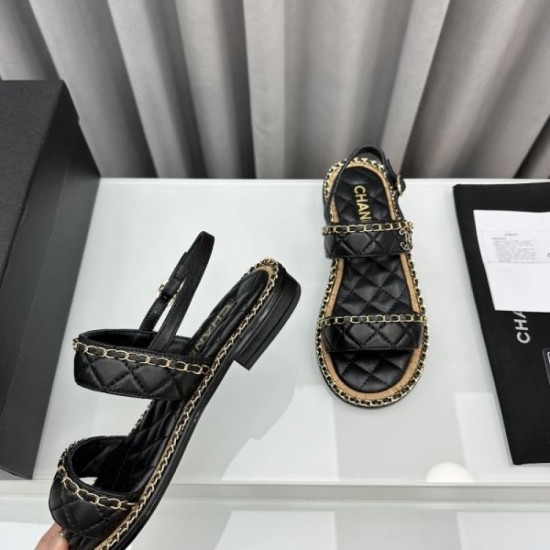 2024SS Adult style completed CHANEL Women's sandals 2024SS Adult style completed CHANEL Women's sandals