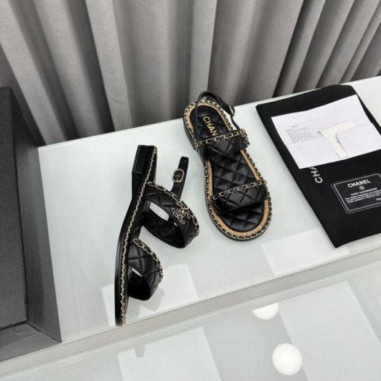 2024SS Adult style completed CHANEL Women's sandals 2024SS Adult style completed CHANEL Women's sandals